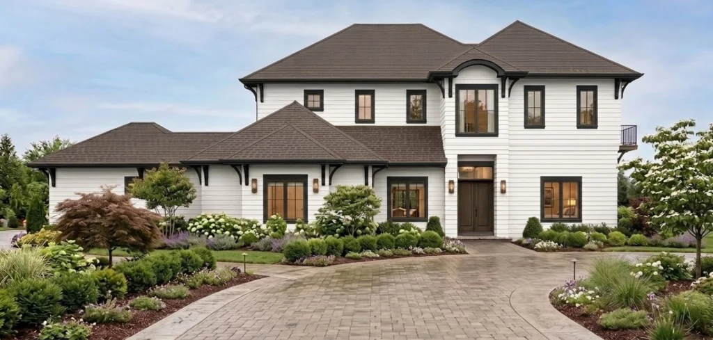 Exterior rendering of The Cherokee house plan by Mike Stevens Homes